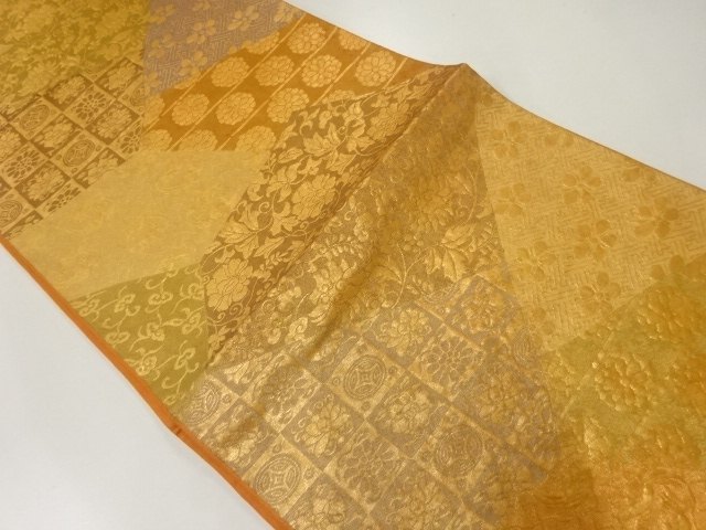 JAPANESE FUKURO OBI / WOVEN KIRIBAME STYTLE